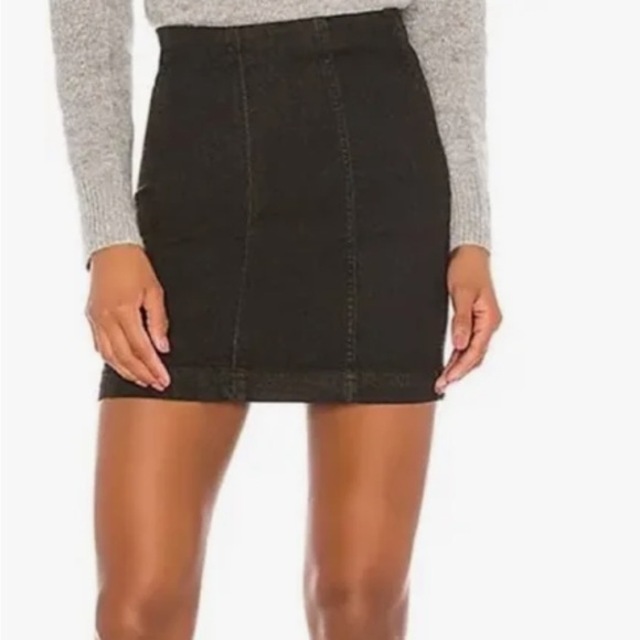 Free people denim skirt - Picture 1 of 6
